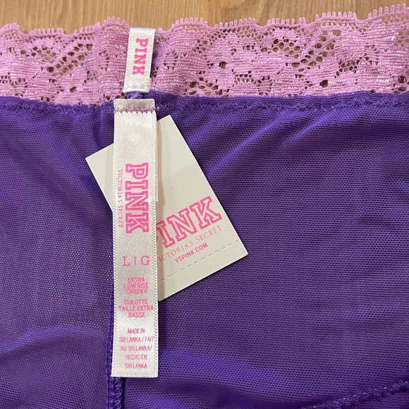 NWT Victoria’s Secret PINK Lace Cheeky Set L - Picture 9 of 10